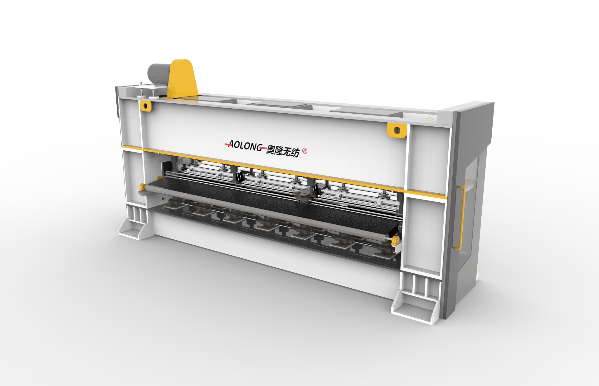 ALZC--Máquina para fabricar tela no tejida punzonada con preaguja de velocidad media de 8000 mm