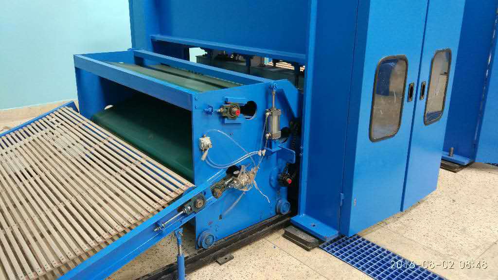 AL--Máquina para fabricar almohadillas de fregado de tela no tejida para horno de punzonado con aguja PET de 1100 mm 